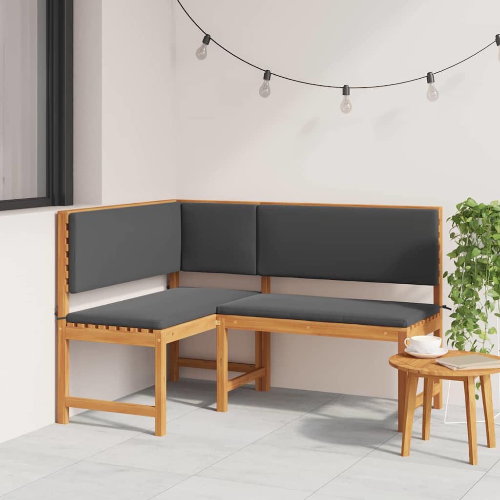 vidaXL Krzesło Ogrodowe Brązowy 140 x 100 x 91cm Lite drewno akacjowe