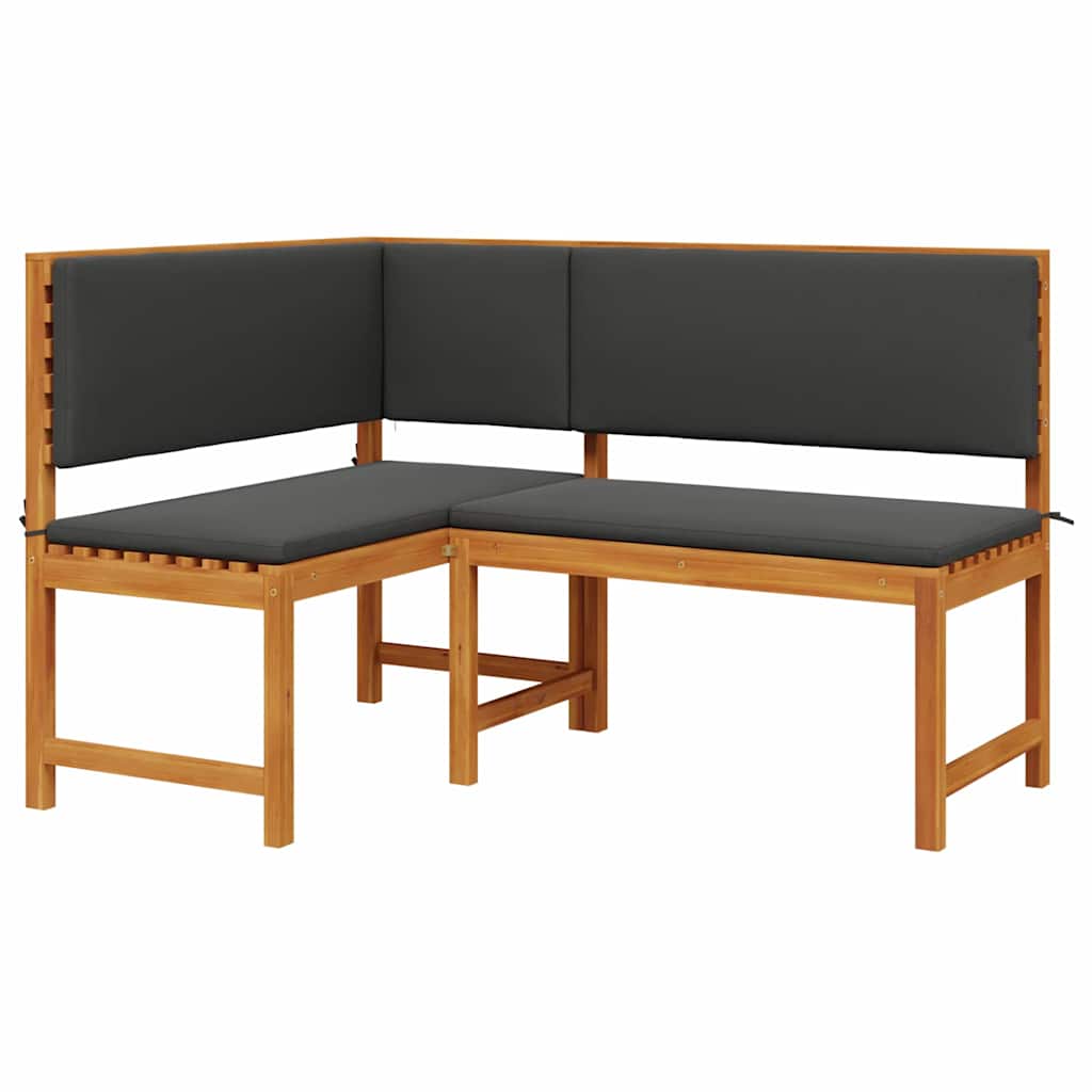 vidaXL Krzesło Ogrodowe Brązowy 140 x 100 x 91cm Lite drewno akacjowe
