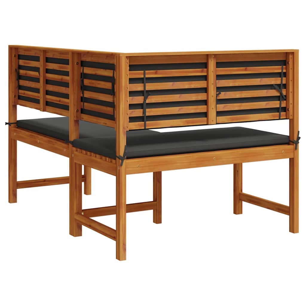 vidaXL Krzesło Ogrodowe Brązowy 140 x 100 x 91cm Lite drewno akacjowe