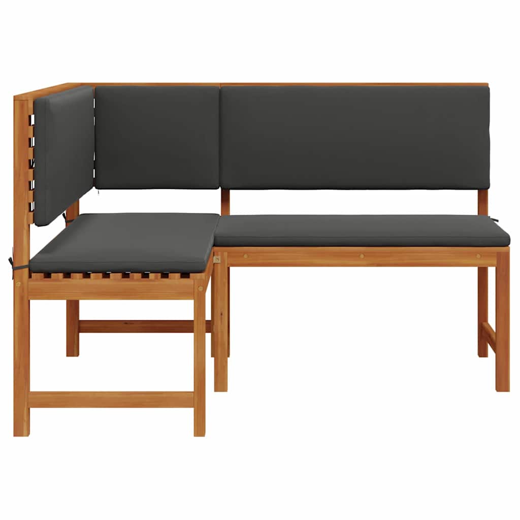 vidaXL Krzesło Ogrodowe Brązowy 140 x 100 x 91cm Lite drewno akacjowe