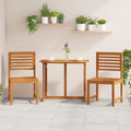 vidaXL Krzesło Ogrodowe 2 pcs Brązowy 50 x 50 x 91cm