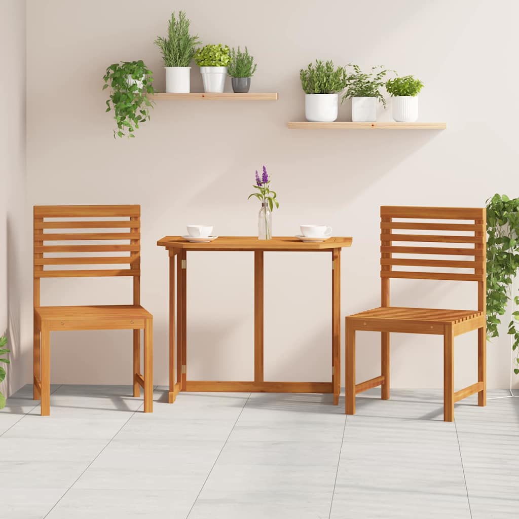 vidaXL Krzesło Ogrodowe 2 pcs Brązowy 50 x 50 x 91cm