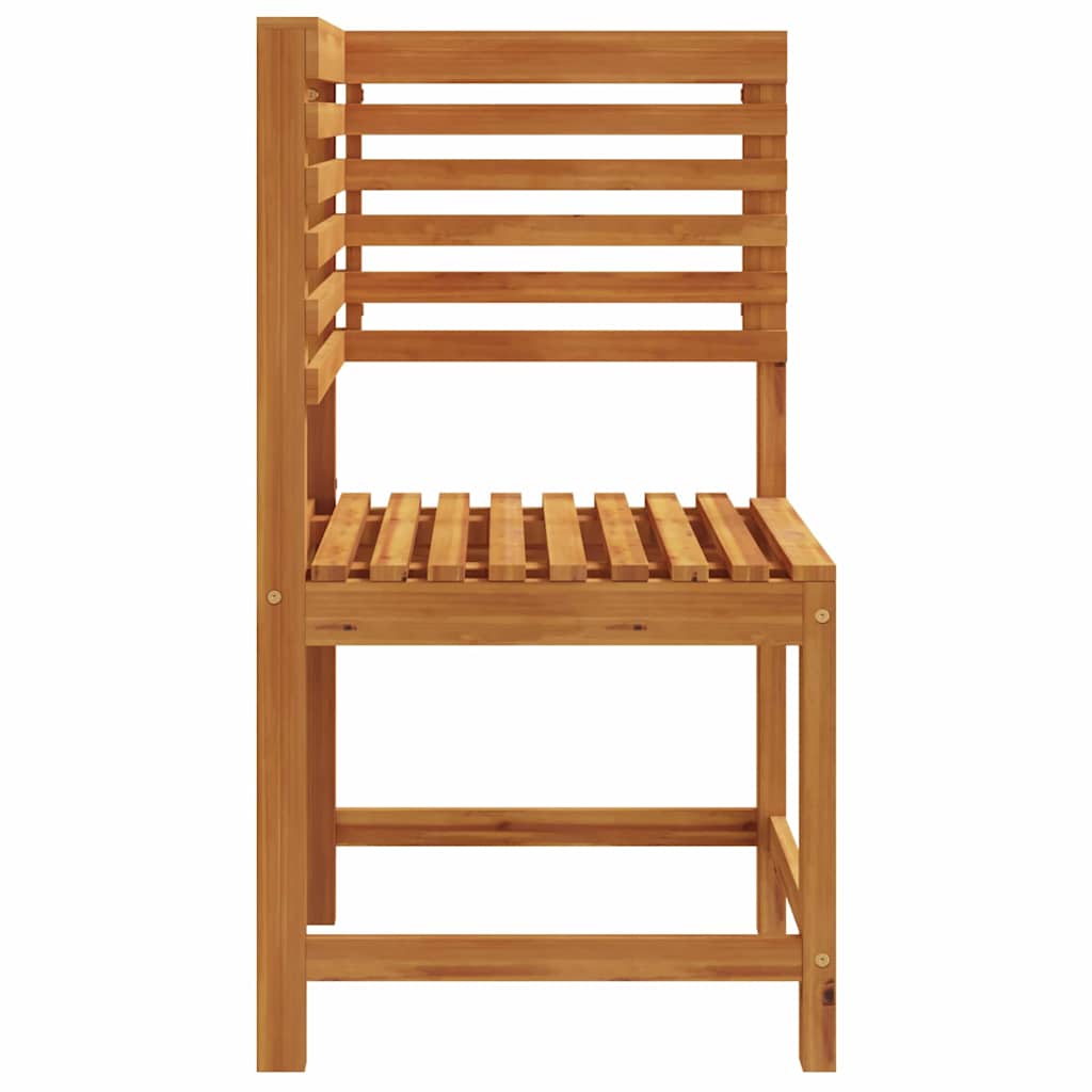vidaXL Krzesło Ogrodowe Brązowy 50 x 50 x 91cm Lite drewno akacjowe