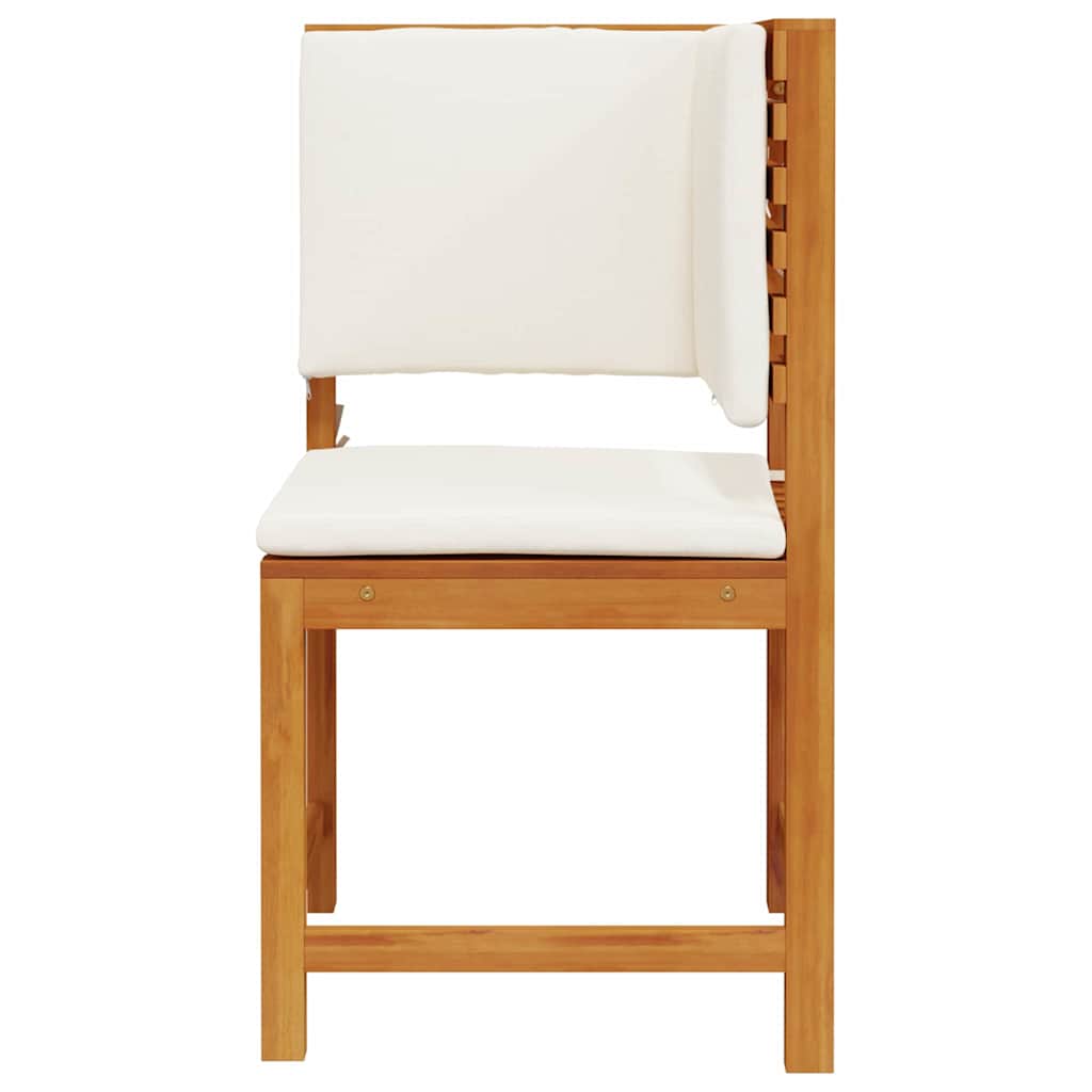vidaXL Krzesło Ogrodowe Brązowy 50 x 50 x 91cm Lite drewno akacjowe