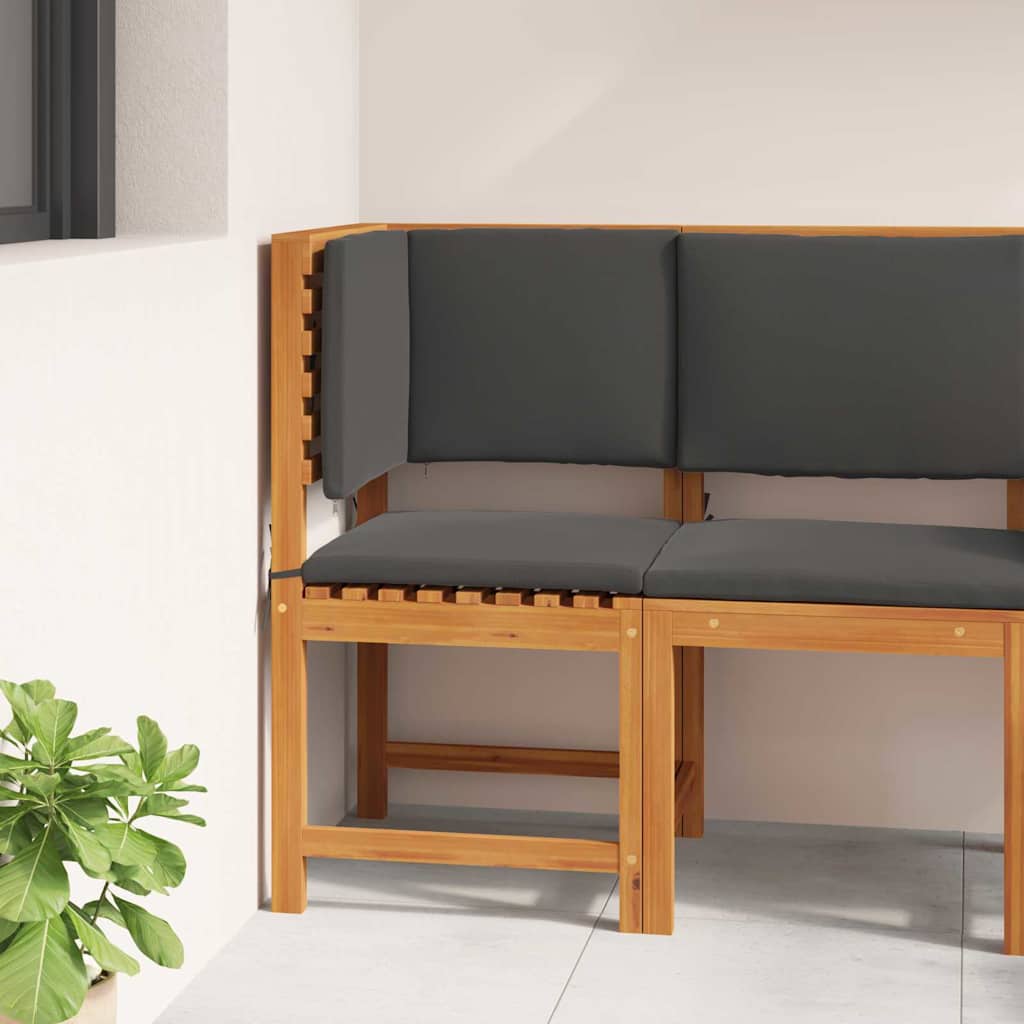 vidaXL Krzesło Ogrodowe Brązowy 50 x 50 x 91cm Lite drewno akacjowe