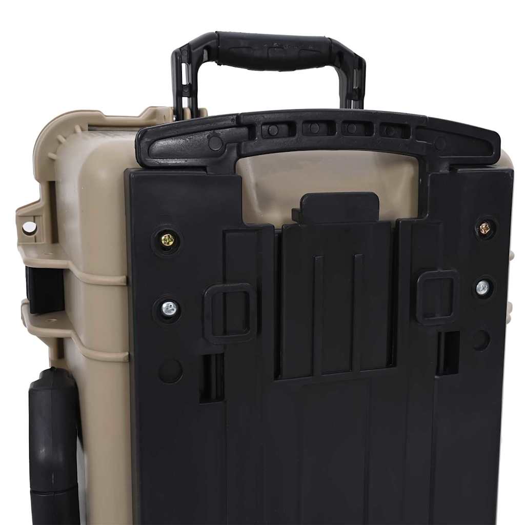 vidaXL Twarda walizka piaskowy 56 x 35 x 23 cm Polipropylen i ABS
