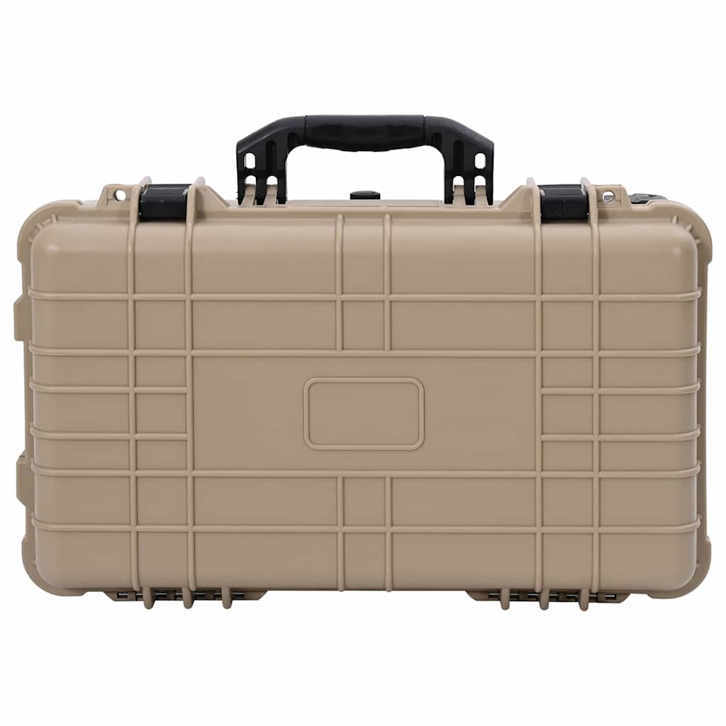 vidaXL Twarda walizka piaskowy 56 x 35 x 23 cm Polipropylen i ABS
