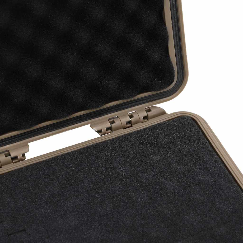 vidaXL Twarda walizka piaskowy 27 x 24,5 x 12,5 cm Polipropylen i ABS