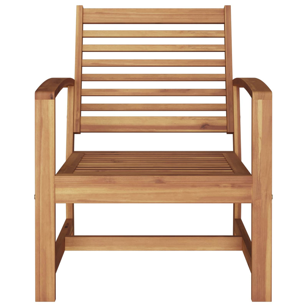 vidaXL Krzesło 2 Sztuka Brązowy 65 x 60 x 76,5 cm Lite drewno teakowe