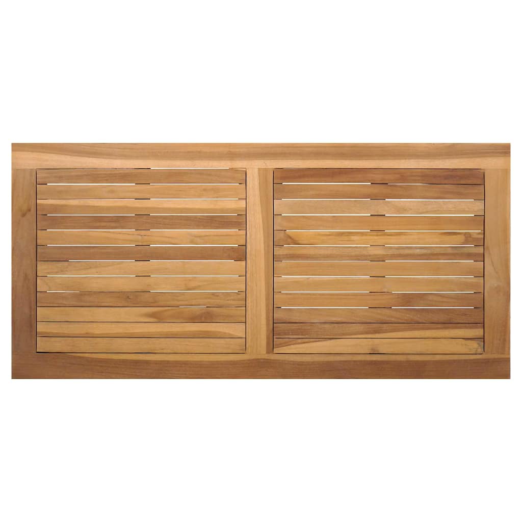 vidaXL ławka z poduszką Brązowy i ciemnoszary 110 x 66 x 76 cm