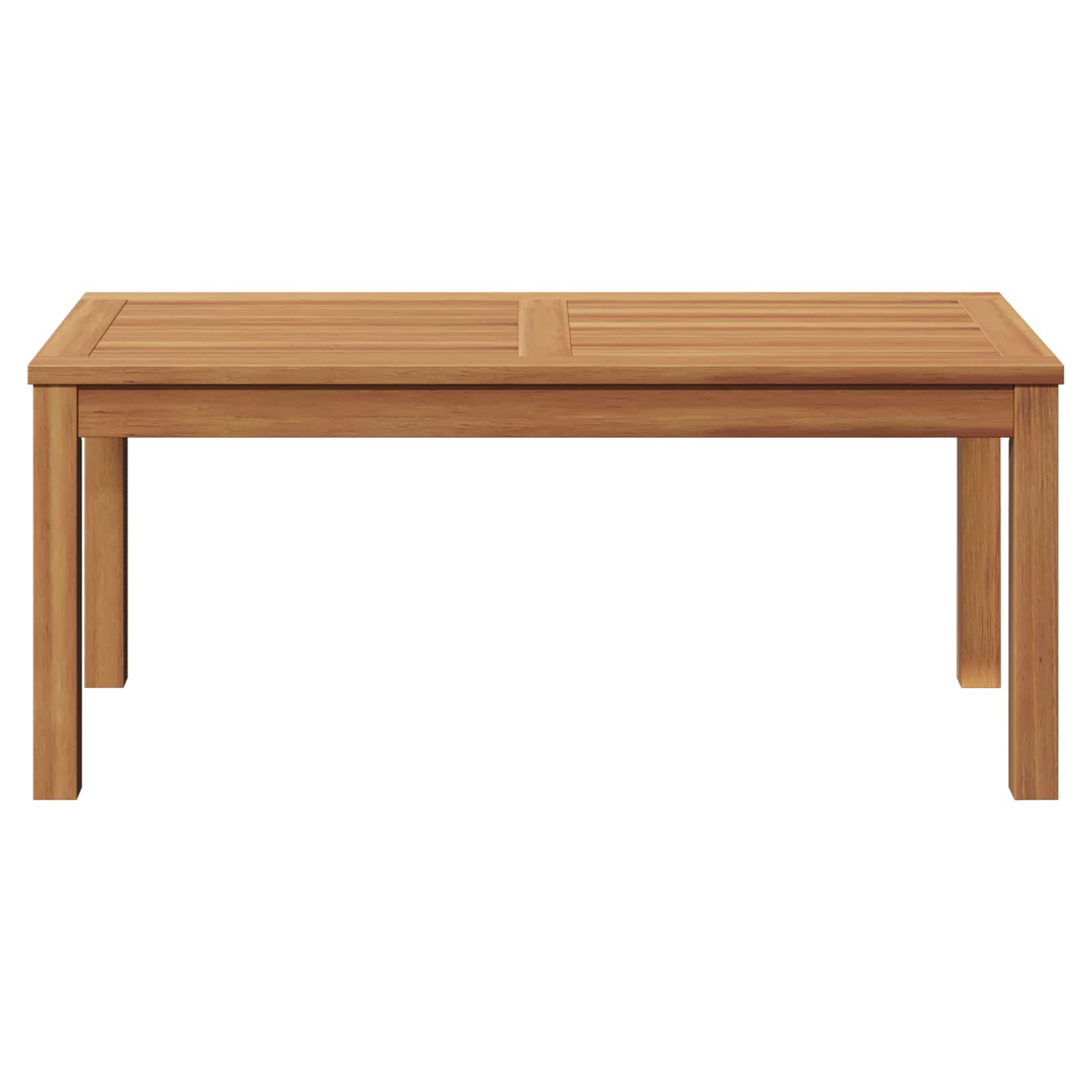 vidaXL stół Brązowy 95 x 45 x 40 cm Lite drewno teakowe