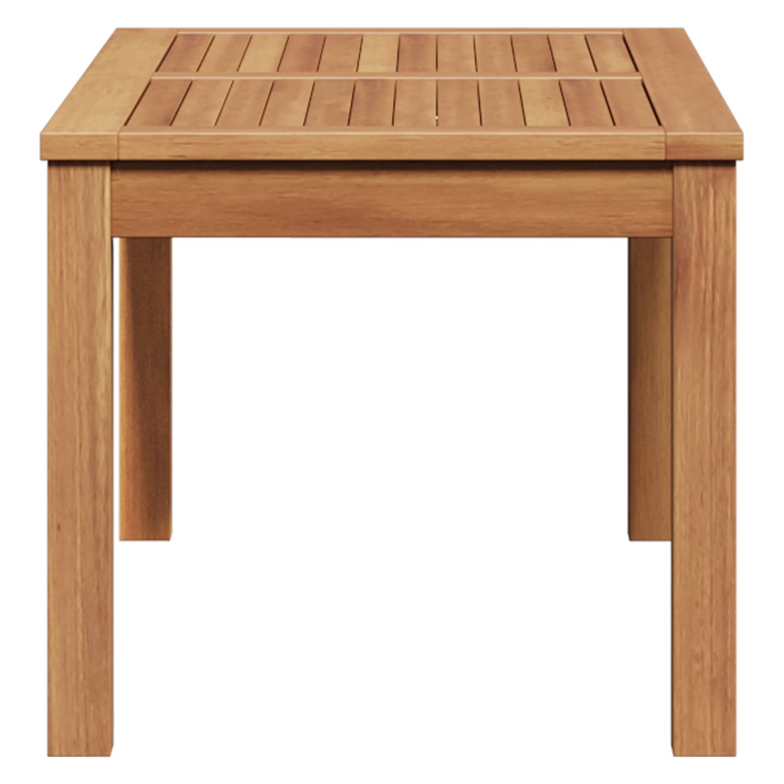 vidaXL stół Brązowy 95 x 45 x 40 cm Lite drewno teakowe