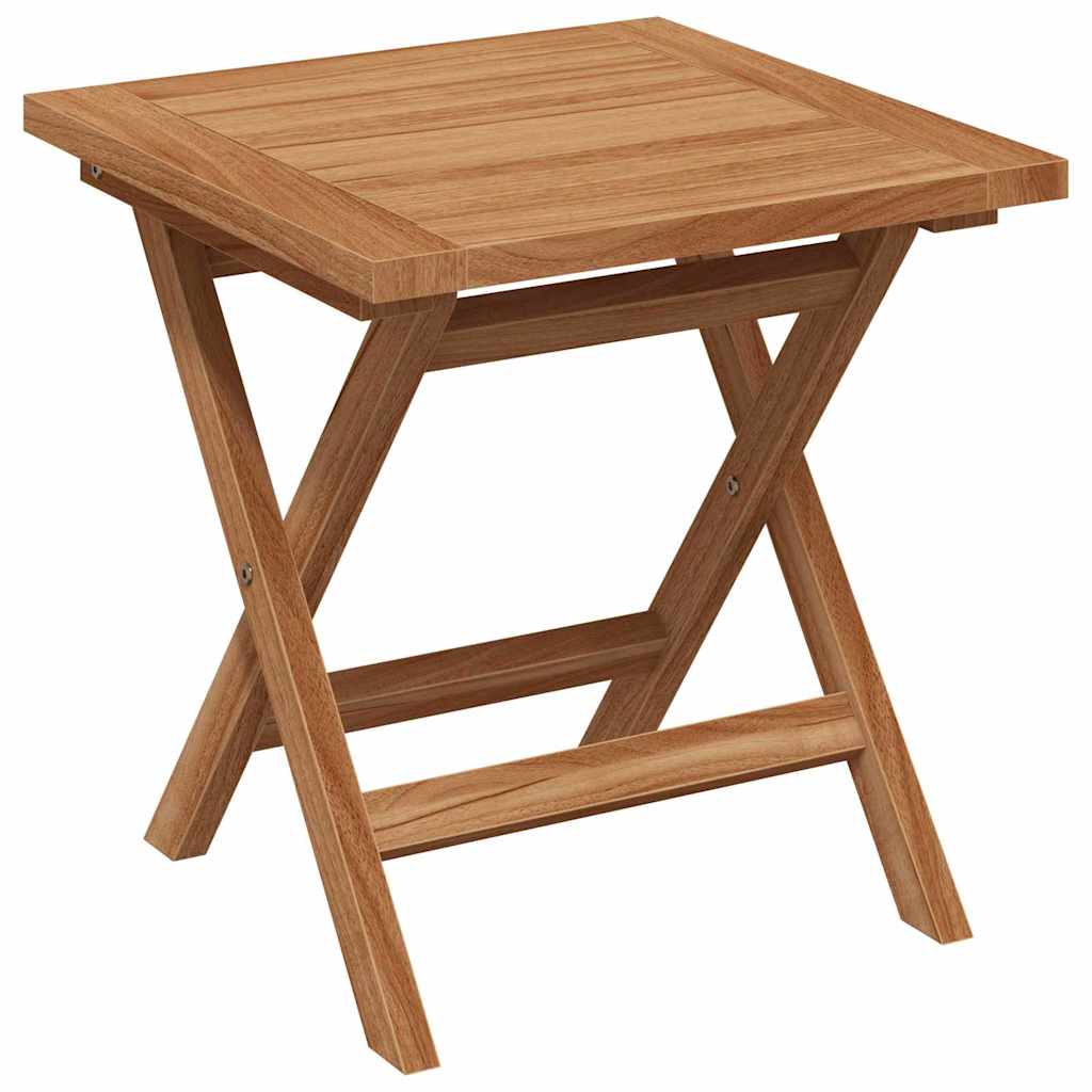vidaXL Leżak z poduszką 1-osoba 2 pcs Brązowy Lite drewno teakowe