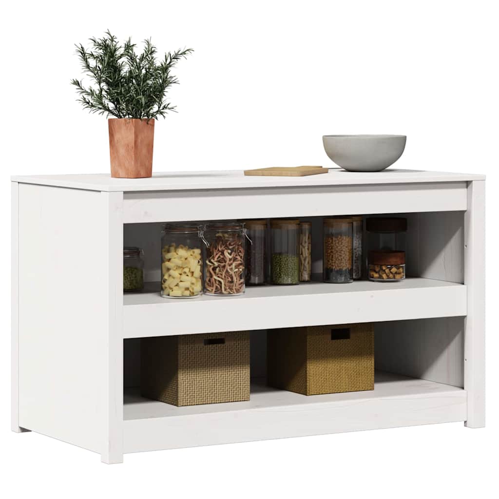vidaXL Szafka kuchenna z półką MEPPEL Biały 106 x 55 x 64 cm