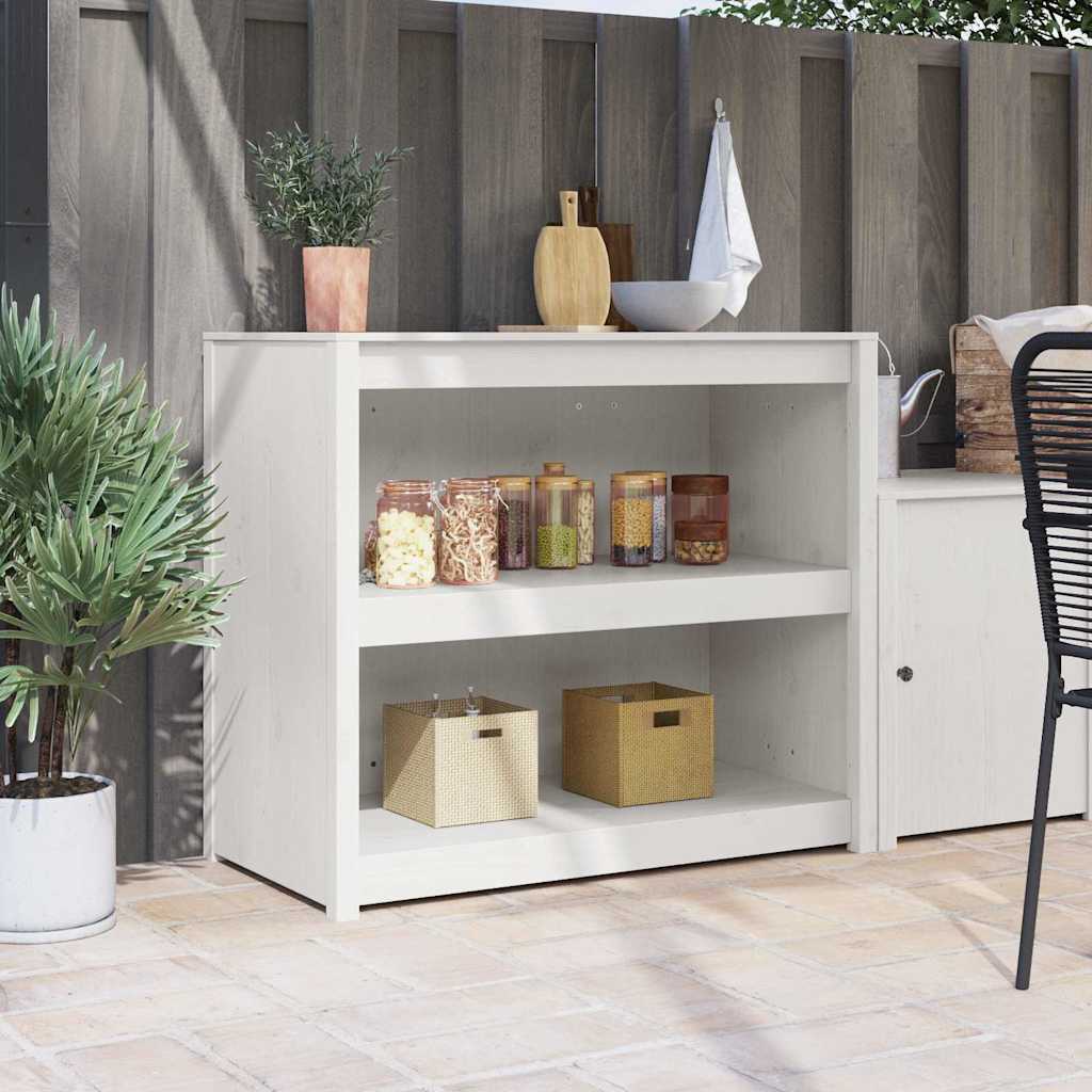 vidaXL Szafka kuchenna z półką MEPPEL Biały 106 x 55 x 92 cm