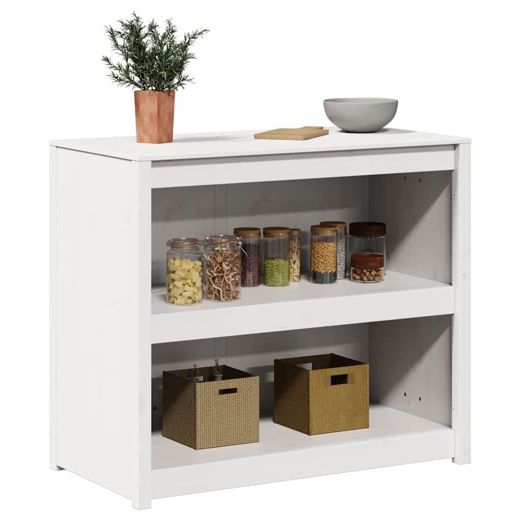 vidaXL Szafka kuchenna z półką MEPPEL Biały 106 x 55 x 92 cm