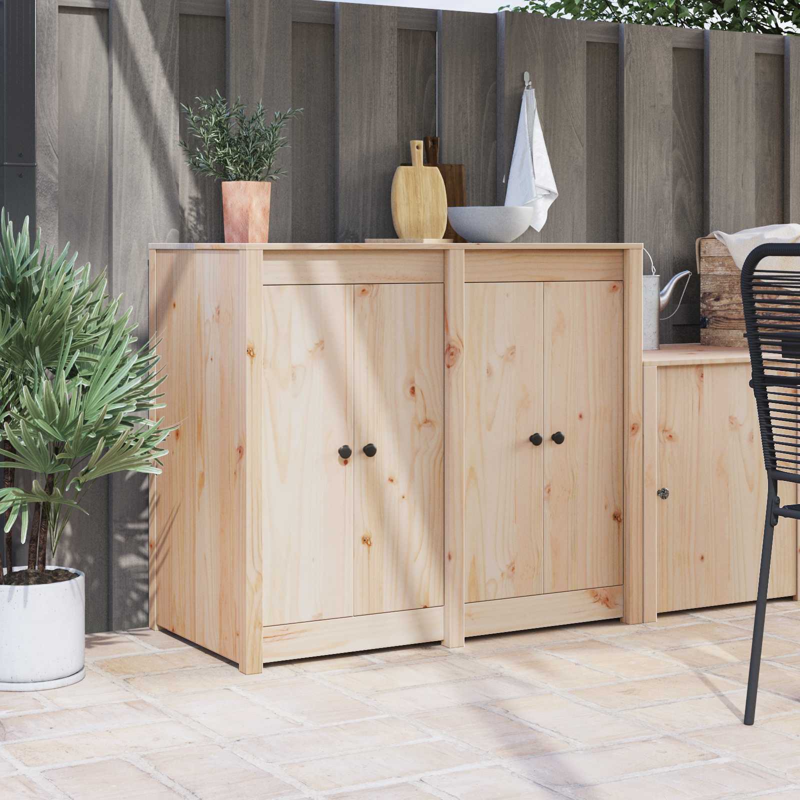 vidaXL Drzwi do kuchni MEPPEL 2 pcs Kremowy 50 x 9 x 82 cm