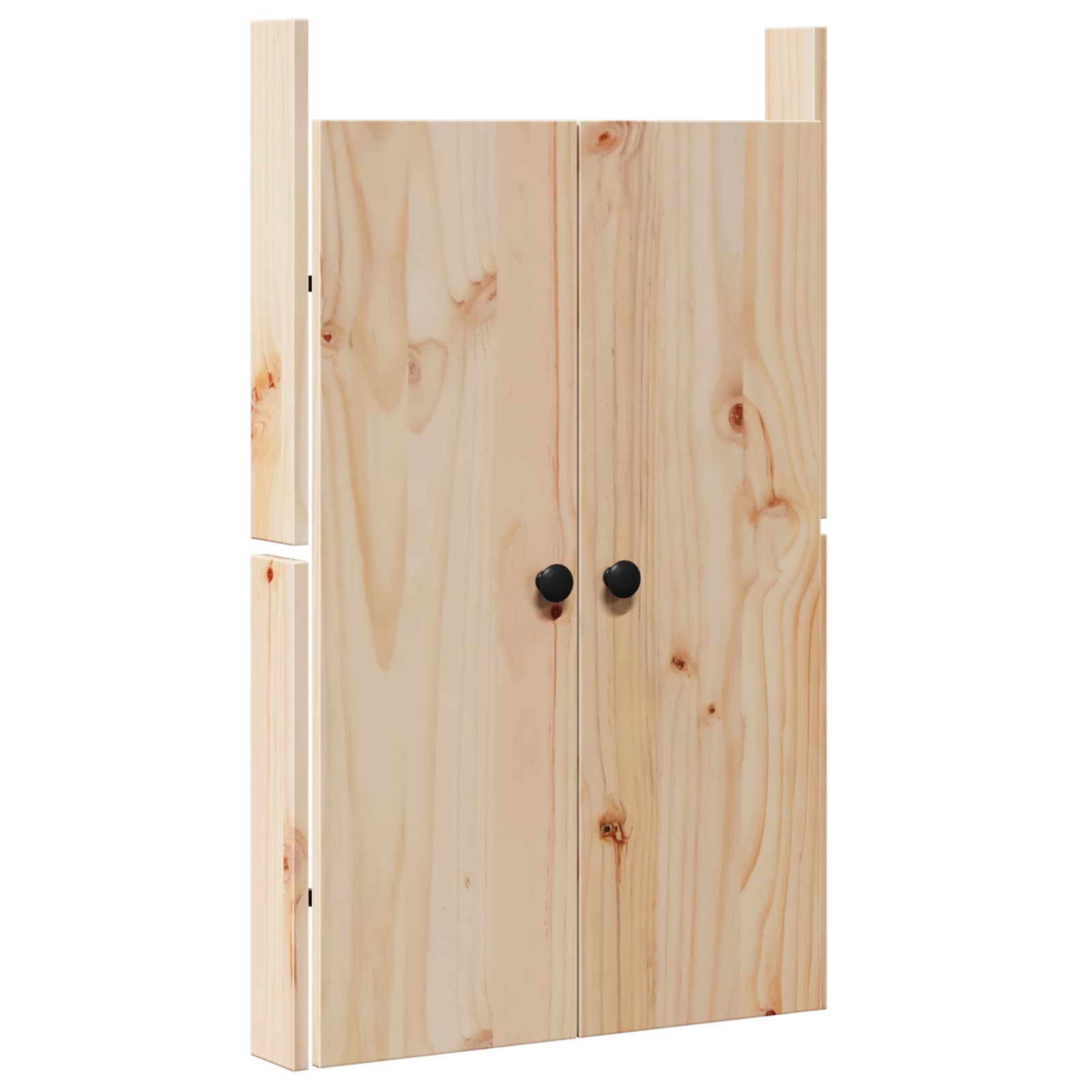 vidaXL Drzwi do kuchni MEPPEL 2 pcs Kremowy 50 x 9 x 82 cm