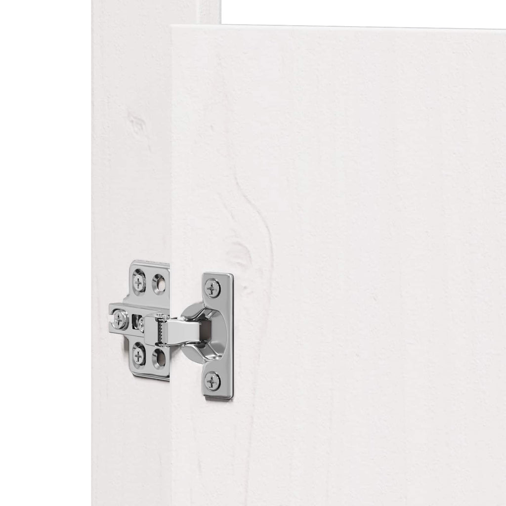 vidaXL Drzwi do kuchni MEPPEL 2 pcs Biały 50 x 9 x 82 cm