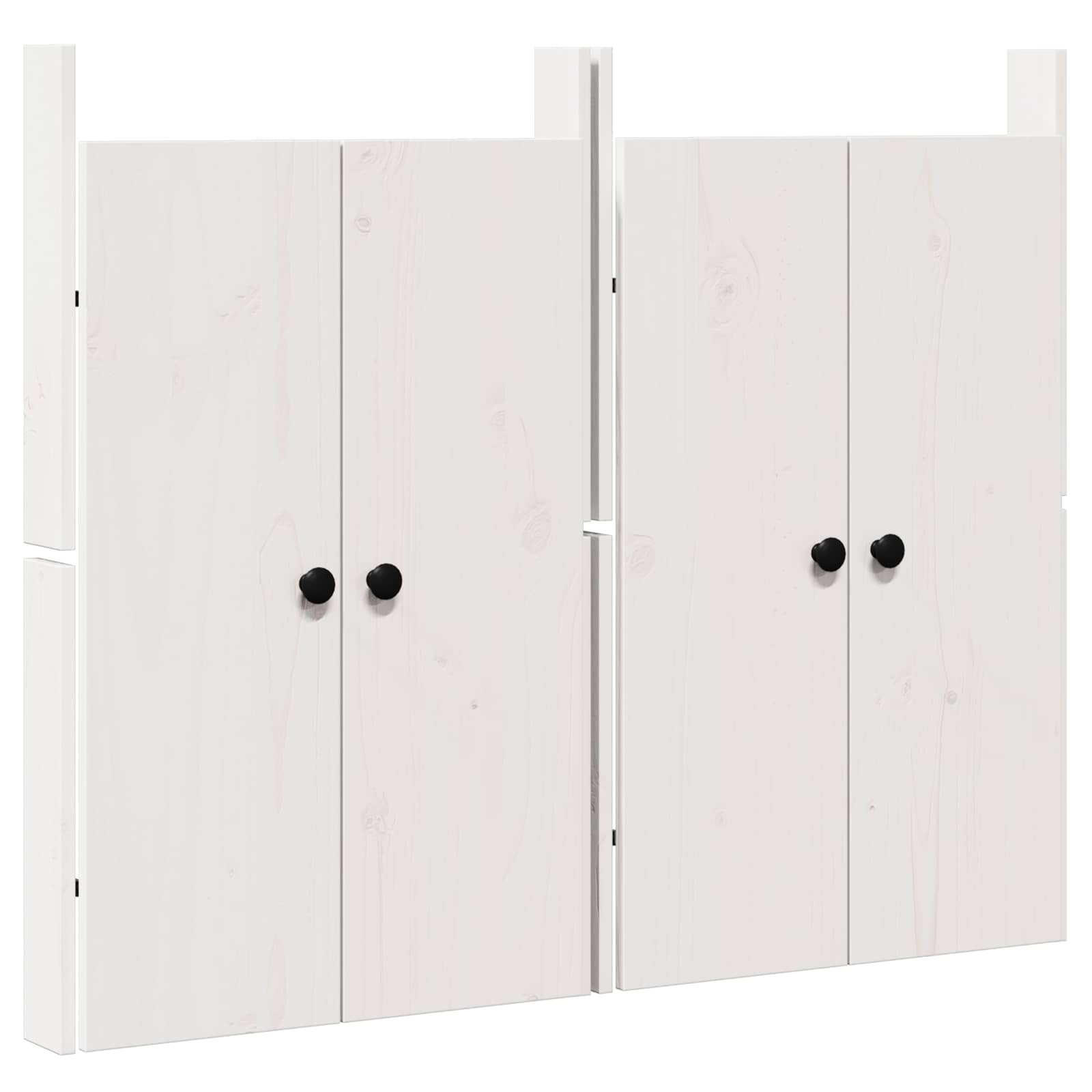 vidaXL Drzwi do kuchni MEPPEL 2 pcs Biały 50 x 9 x 82 cm
