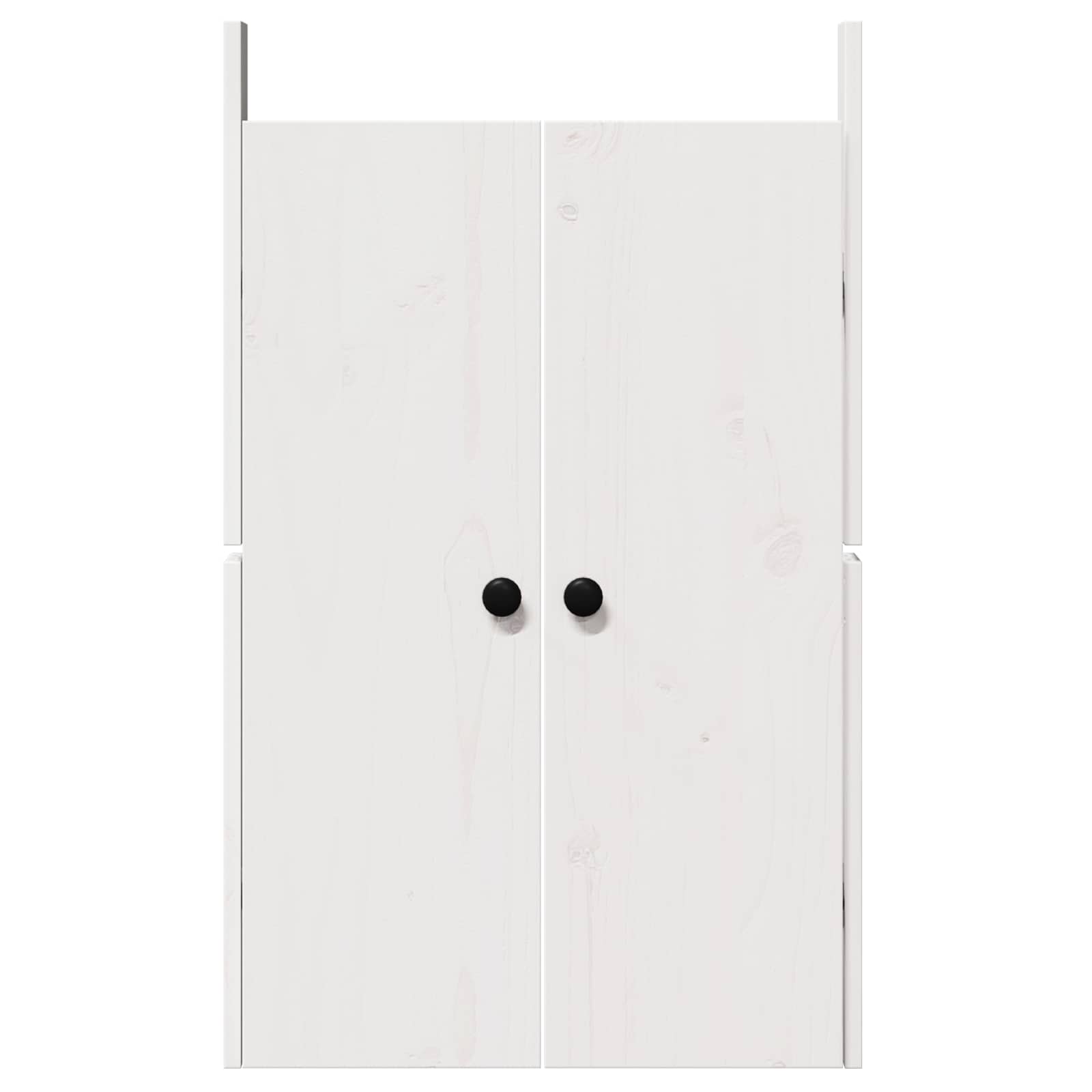 vidaXL Drzwi do kuchni MEPPEL 2 pcs Biały 50 x 9 x 82 cm
