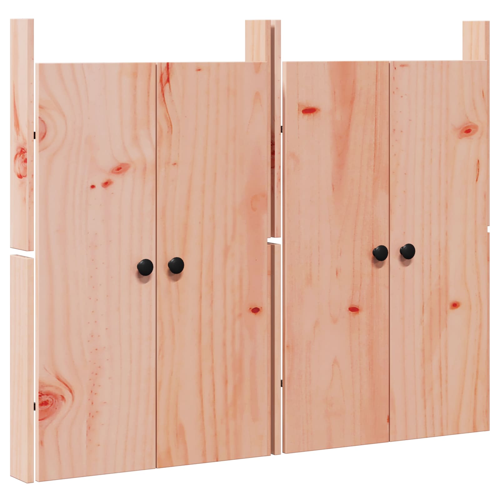 vidaXL Drzwi do kuchni MEPPEL 2 pcs Brązowy 50 x 9 x 82 cm