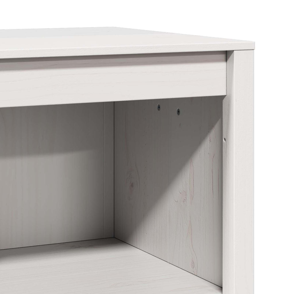 vidaXL Szafka kuchenna z półką MEPPEL Ciepła biel 106 x 55 x 92 cm