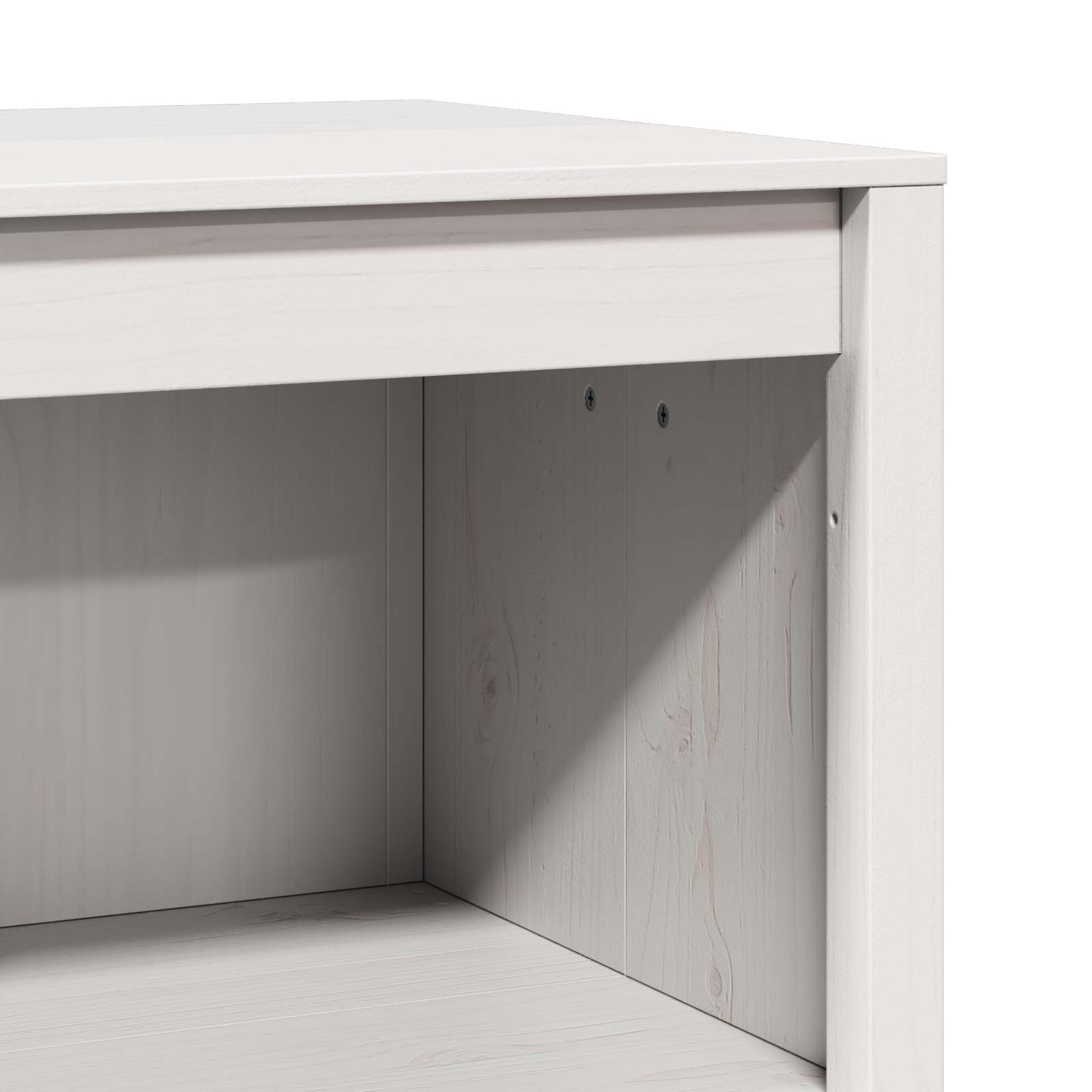 vidaXL Szafka kuchenna z półką MEPPEL Ciepła biel 106 x 55 x 92 cm