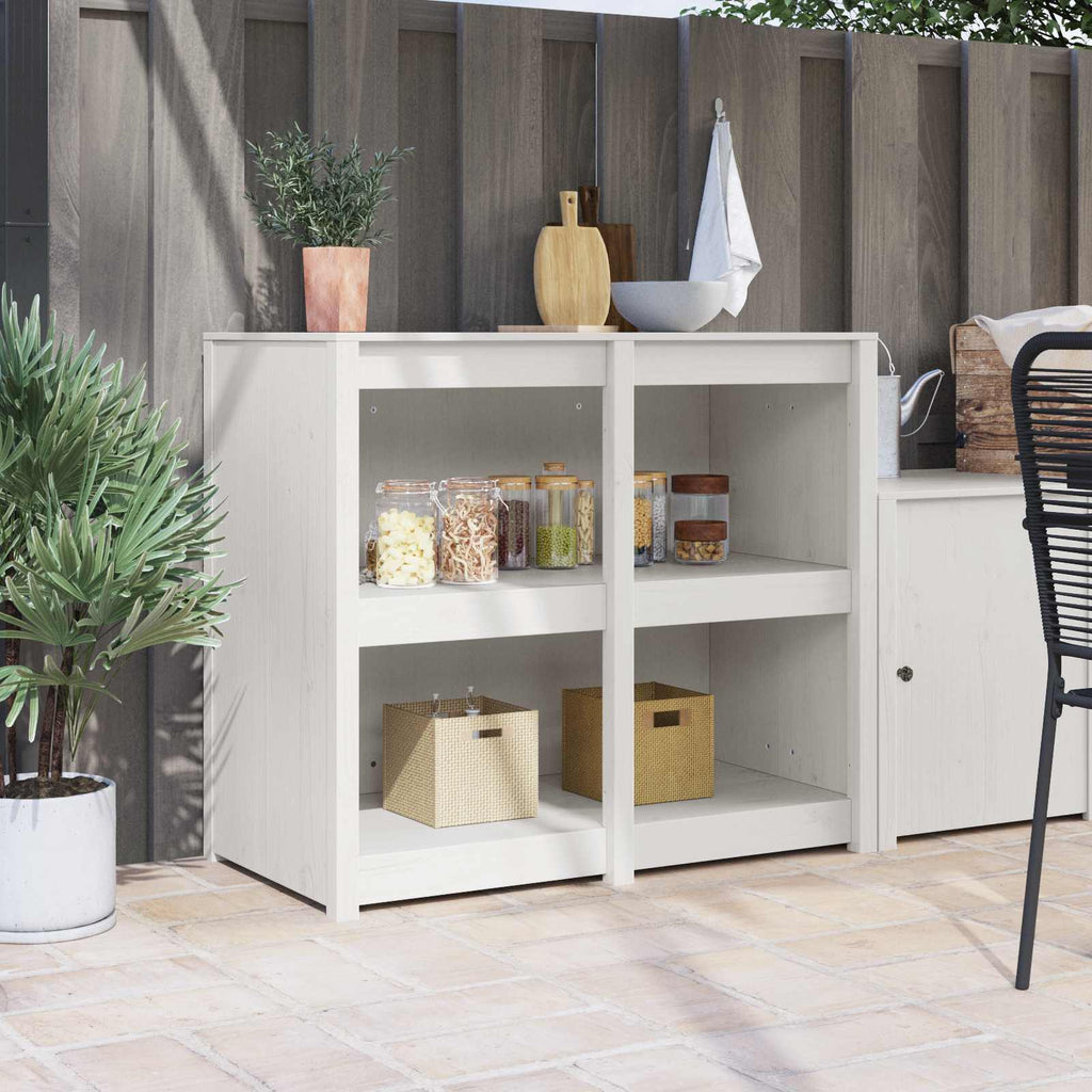 vidaXL Szafka kuchenna z półką MEPPEL Ciepła biel 106 x 55 x 92 cm