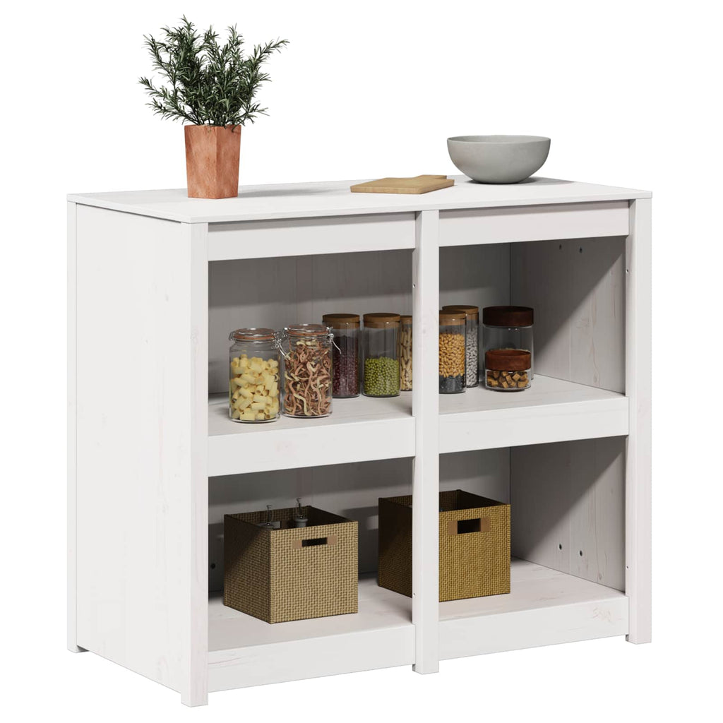 vidaXL Szafka kuchenna z półką MEPPEL Ciepła biel 106 x 55 x 92 cm