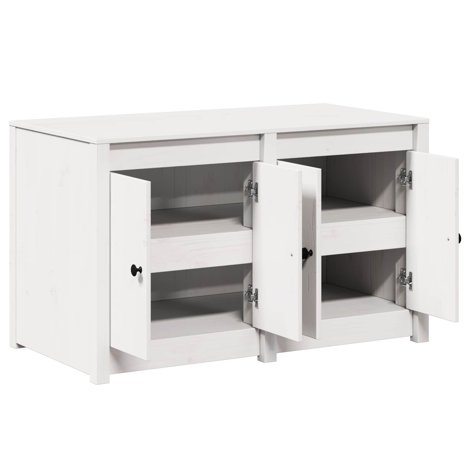 vidaXL Szafka kuchenna z półką MEPPEL Biały 106 x 55 x 64 cm