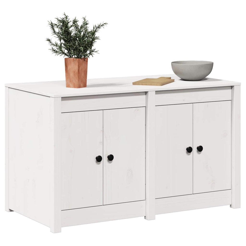 vidaXL Szafka kuchenna z półką MEPPEL Biały 106 x 55 x 64 cm