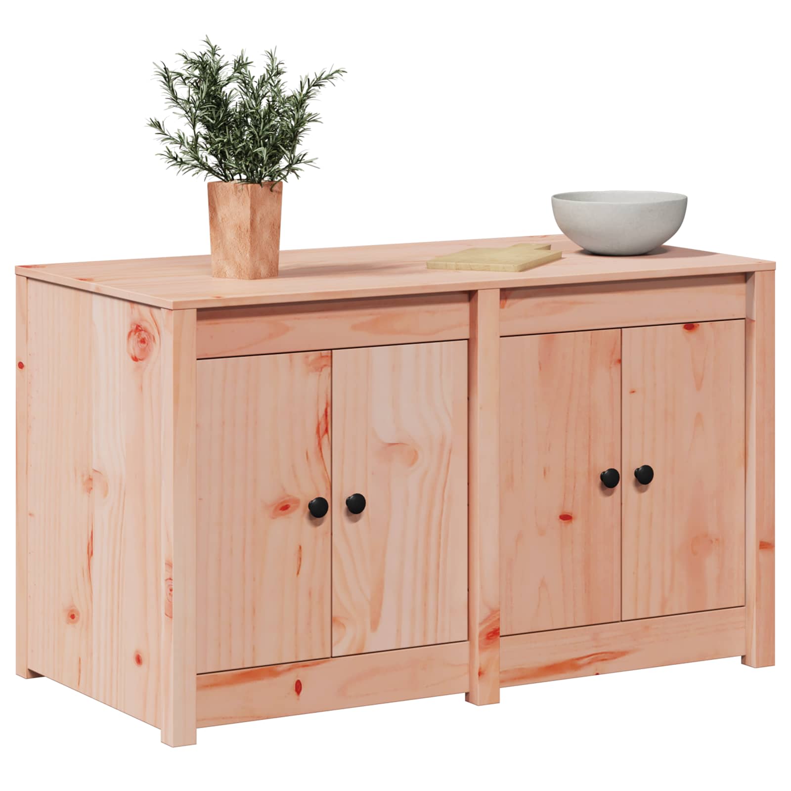 vidaXL Szafka kuchenna z półką MEPPEL Brązowy dąb 106 x 55 x 64 cm