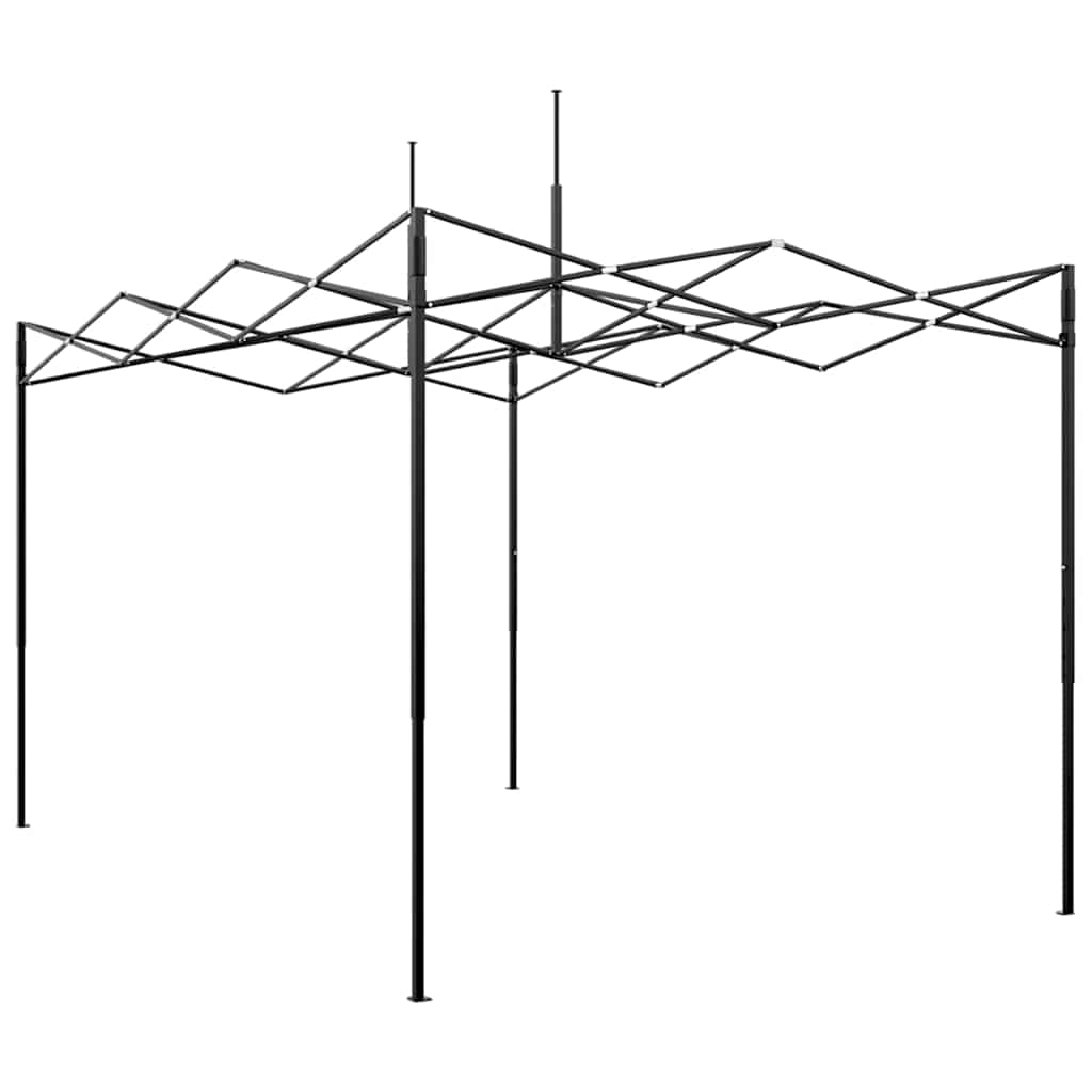 vidaXL Szklarnię z rozkładaną ramą Zielony 280 x 410 x 315 cm Żelazo