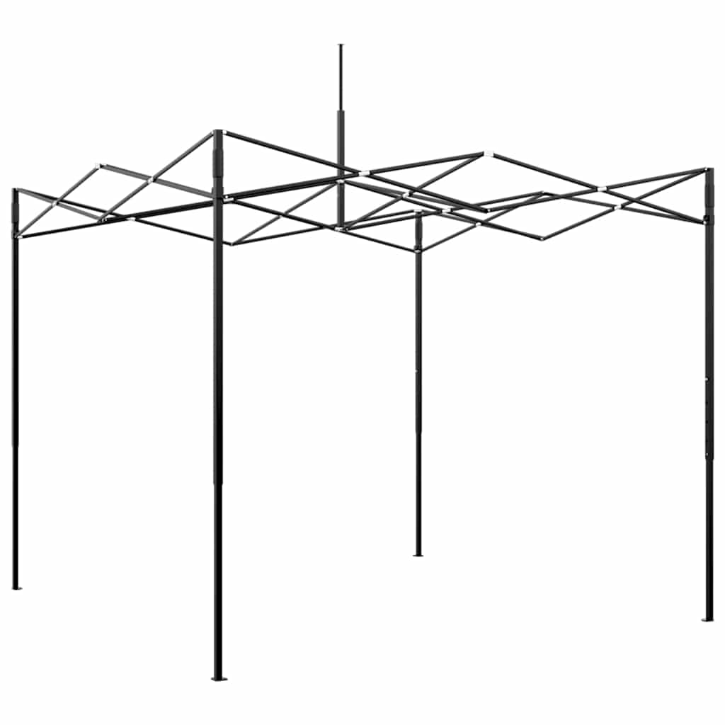 vidaXL Szklarnię z rozkładaną ramą Zielony 290 x 290 x 315 cm Żelazo