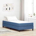 vidaXL Materac do łóżka z materacem Niebieski 90 x 200 cm tkanina