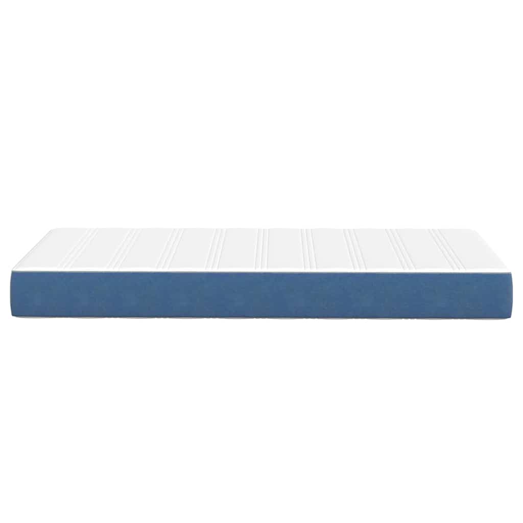 vidaXL Materac do łóżka z materacem Niebieski 100 x 200 cm tkanina