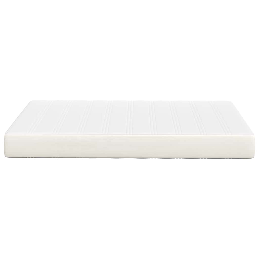 vidaXL Materac do łóżka z materacem Kremowy 120 x 190 cm tkanina