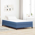 vidaXL Materac do łóżka z materacem Niebieski 120 x 190 cm tkanina