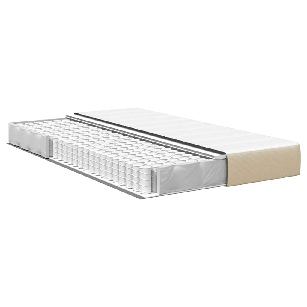 vidaXL Materac do łóżka z materacem Szałwiowy 120 x 190 cm tkanina