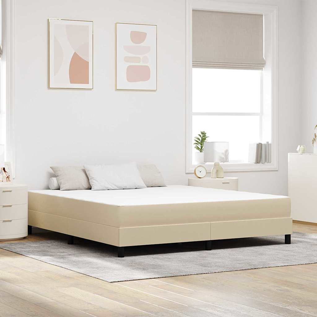 vidaXL Materac do łóżka z materacem Szałwiowy 180 x 200 cm tkanina