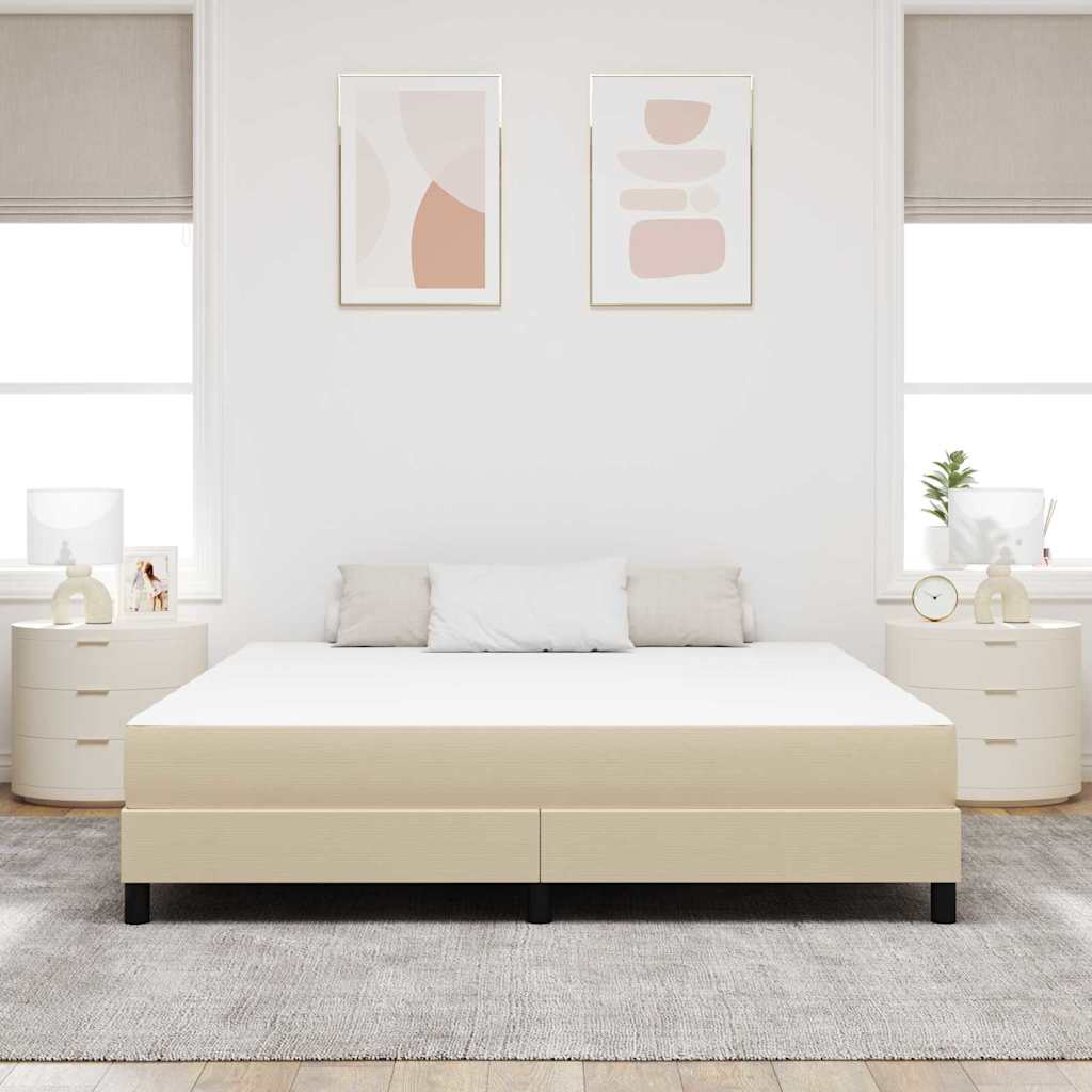 vidaXL Materac do łóżka z materacem Szałwiowy 180 x 200 cm tkanina