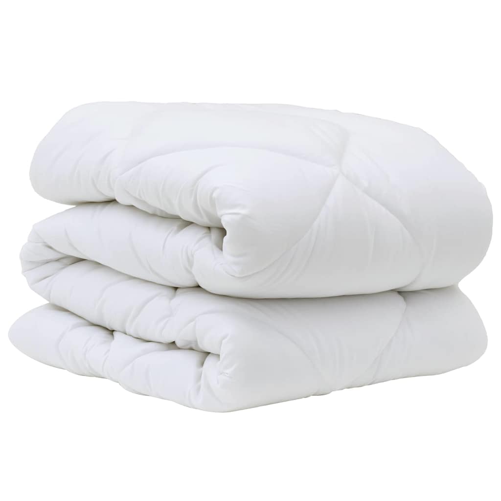 vidaXL Zimowa Kołdra Biały 200 x 135 x 5 cm Poliester