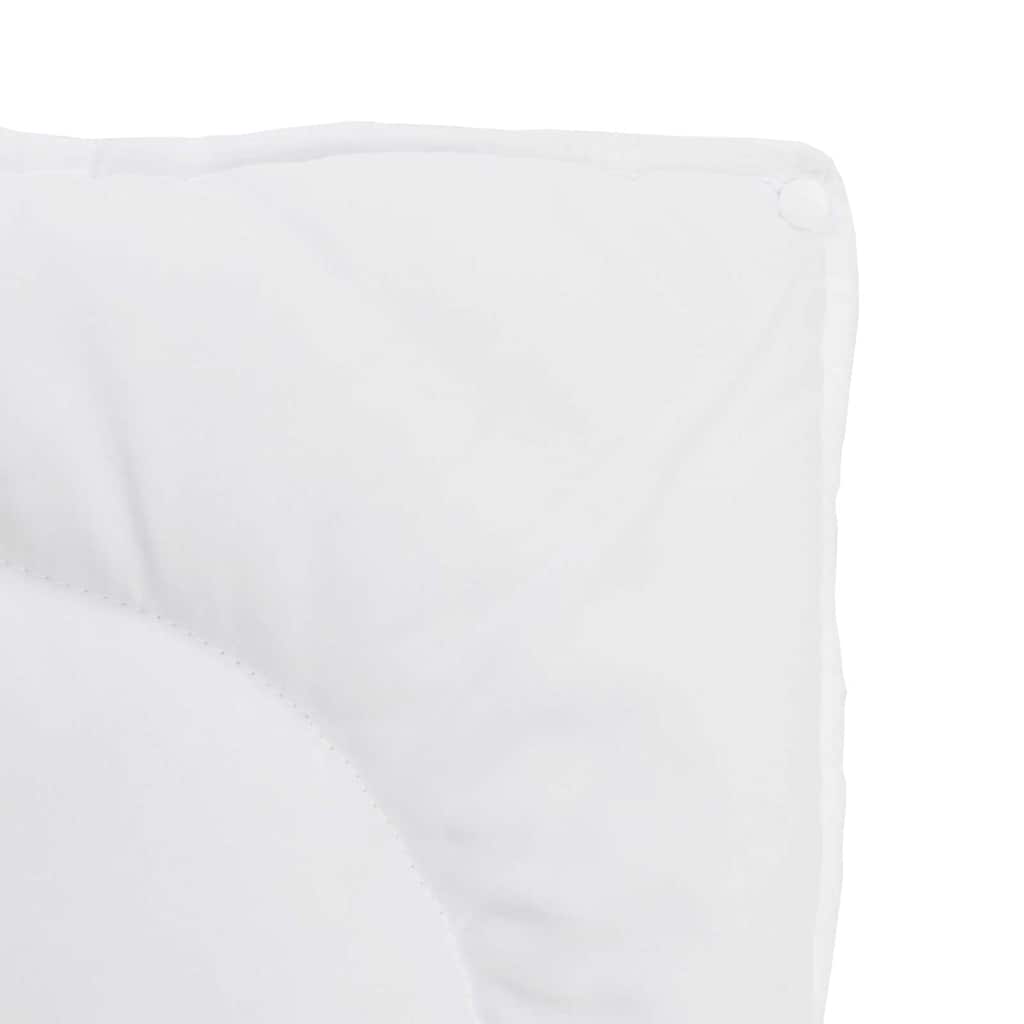 vidaXL Kołdra 2-w-1 Biały 220 x 200 x 10 cm Poliester