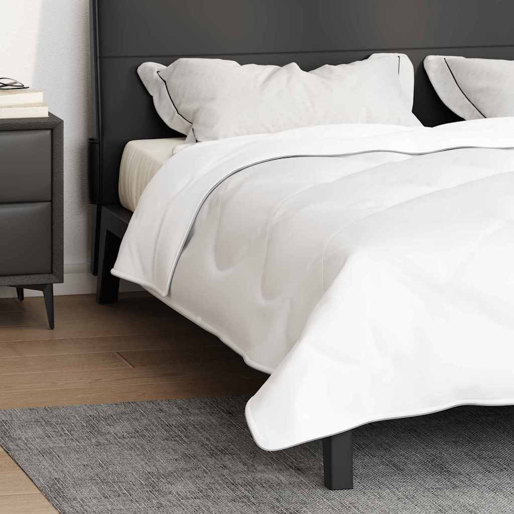 vidaXL Kołdra 2-w-1 Biały 262 x 242 x 10 cm Poliester