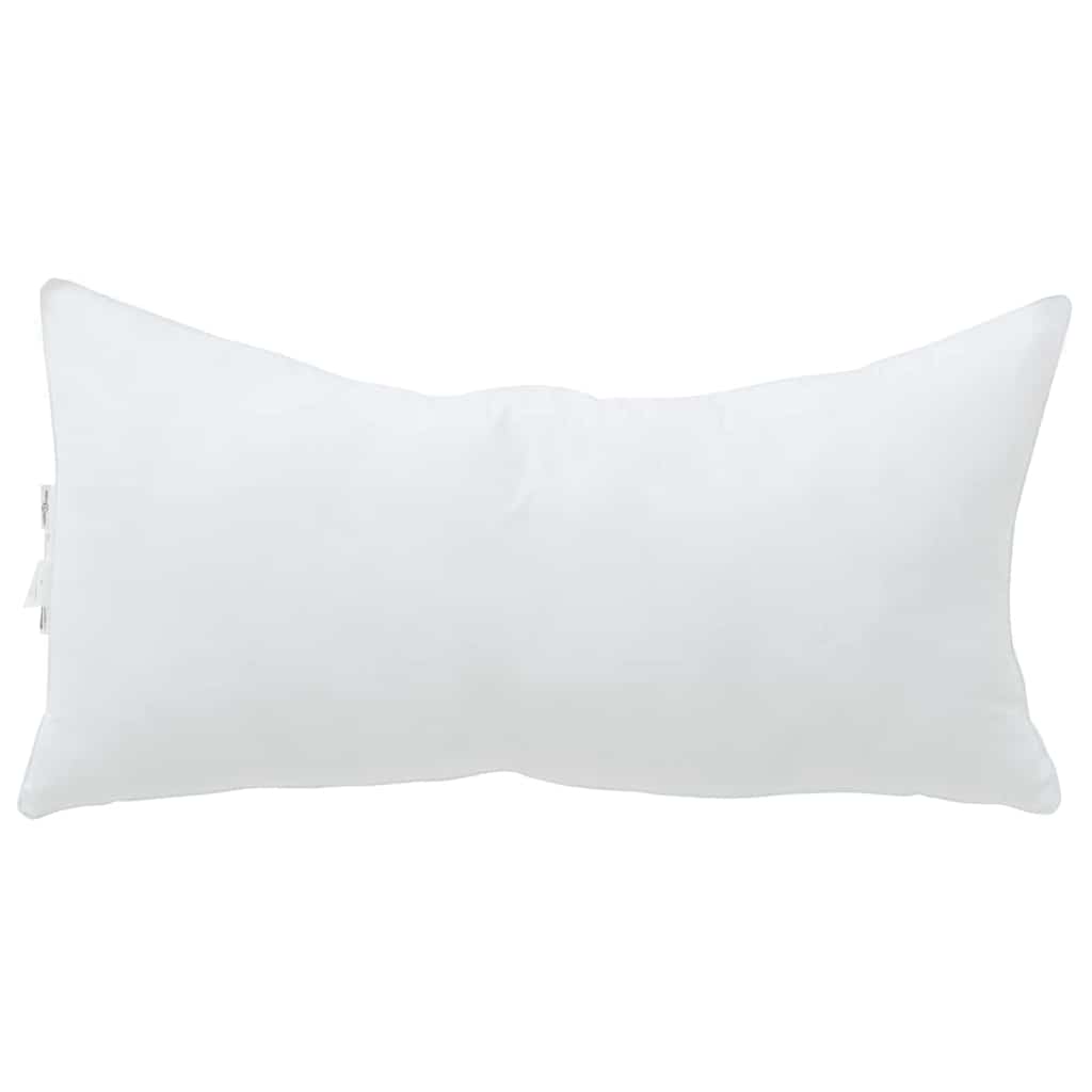 vidaXL Poduszka z poduszką Biały 80 x 42 x 20 cm Bawełna i poliester