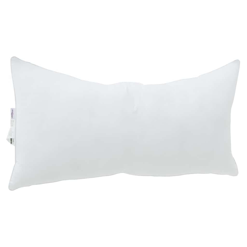 vidaXL Poduszka z poduszką Biały 80 x 42 x 20 cm Bawełna i poliester
