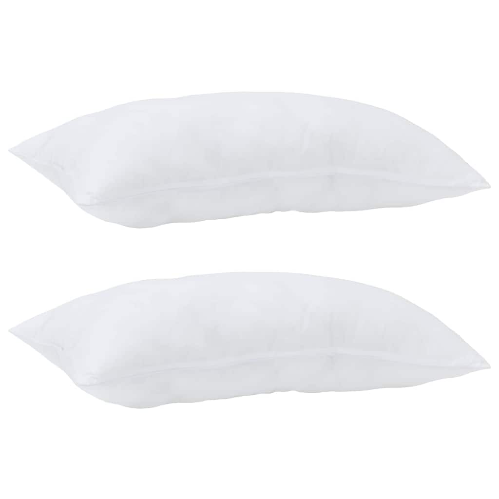 vidaXL Poduszka 2 pcs Biały 80 x 40 x 20 cm Bawełna i poliester
