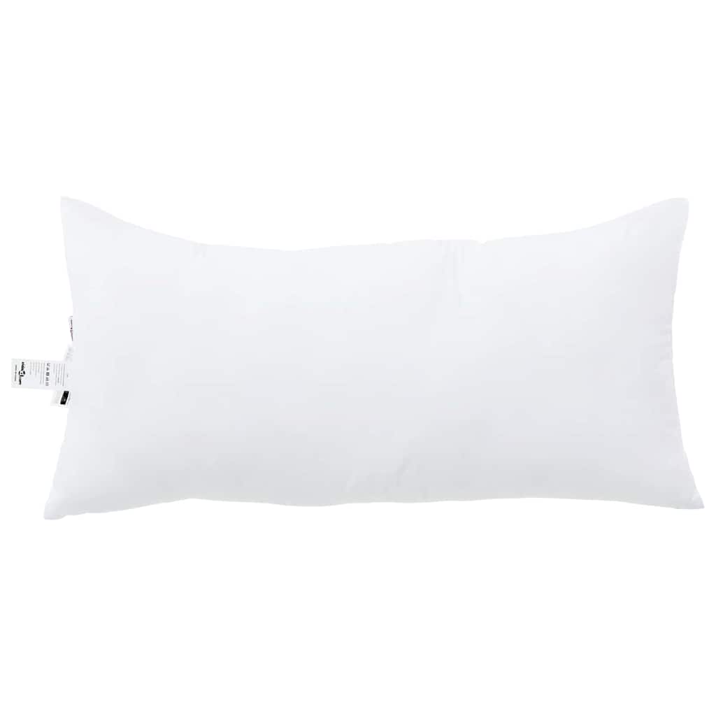 vidaXL Poduszka z poduszką Biały 80 x 40 x 20 cm Poliester
