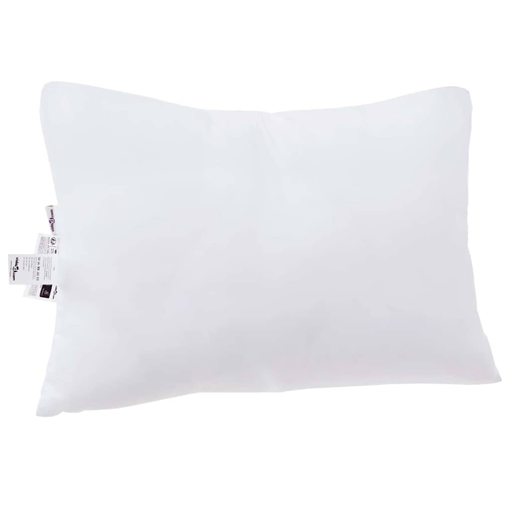 vidaXL Poduszka z poduszką 2 pcs Biały 51 x 31 x 20 cm Poliester